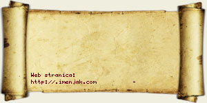 Tadija Bakić vizit kartica